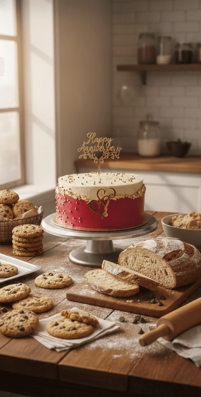 Delicious home baked cake